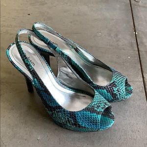 Style&Co snake skin heels